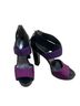 Nine West Black Purple Heels Size 8 - photo 3