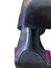 Nine West Black Purple Heels Size 8 - photo 7