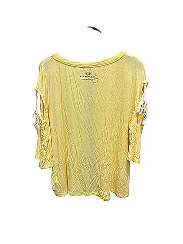 Peace Love World Short Sleeve Blouse (view 2)