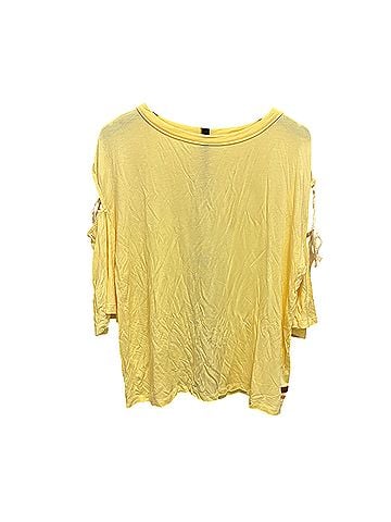Peace Love World Short Sleeve Blouse (view 1)