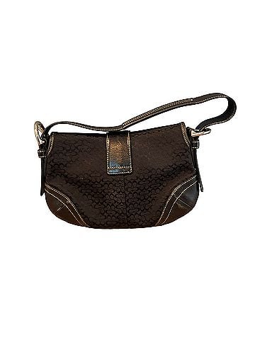 Coach Soho Signature Flap Leather Shoulder Bag (view 2)