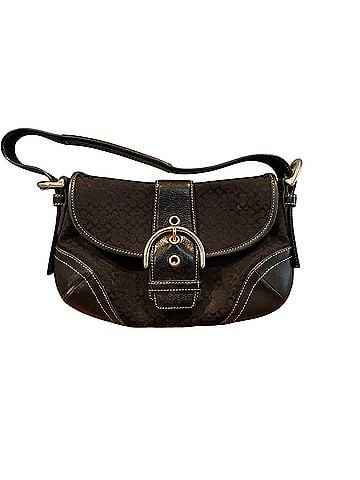 Coach Soho Signature Flap Leather Shoulder Bag (view 1)