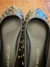 Tamara Mellon 100% Leather Black Gold Flats Size 6 - photo 10