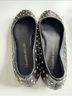 Tamara Mellon 100% Leather Black Gold Flats Size 6 - photo 3