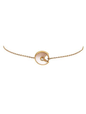 Cartier Amulette de Cartier Bracelet 18K Yellow Gold with Diamond and Mother of Pearl XS (view 1)