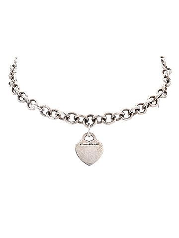 Tiffany & Co. Return To Tiffany Heart Tag Choker Necklace Sterling Silver (view 1)