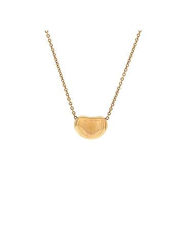 Tiffany & Co. Elsa Peretti Bean Pendant Necklace 18K Yellow Gold 7mm (view 1)