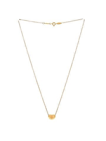 Tiffany & Co. Elsa Peretti Bean Pendant Necklace 18K Yellow Gold 7mm (view 2)