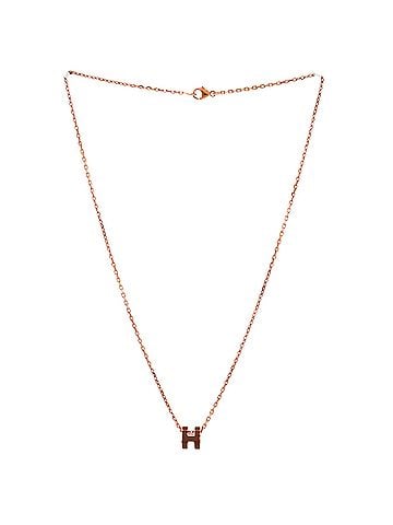 Hermès Pop H Pendant Chain Necklace Metal and Enamel Mini (view 2)