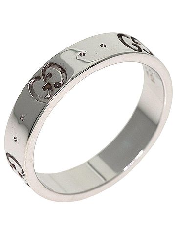 Gucci Gucci Icon #9 Ring, 18K White Gold, Women's GUCCI (view 2)