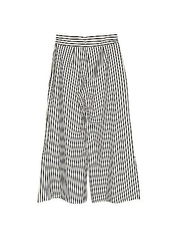 Carolina Herrera Carolina Herrera Striped Twill Wide-Leg Pants in White Viscose (view 2)