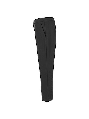 Max Mara Max Mara Straight-Leg Trousers in Black Viscose (view 2)