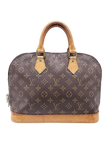 Louis Vuitton Louis Vuitton Monogram Canvas Alma PM Handbag in Brown Leather (view 2)