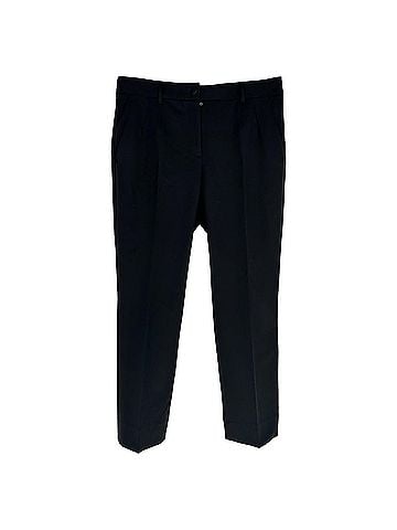Dolce & Gabbana Dolce and Gabbana Slim Fit Trousers in Black Wool (view 1)