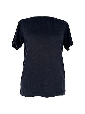Jil Sander Jil Sander Crewneck Plain T-Shirt in Black Cotton (view 1)