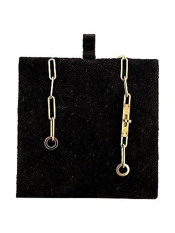 Hermès Hermès 18K Kelly Chaine Drop Earrings in Gold Metal (view 1)