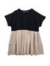 Umgee Solid Black Tan Casual Dress Size S - photo 4