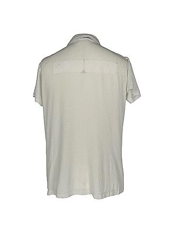 Dries Van Noten Dries Van Noten Short Sleeve Polo Shirt in Ivory Cotton (view 2)