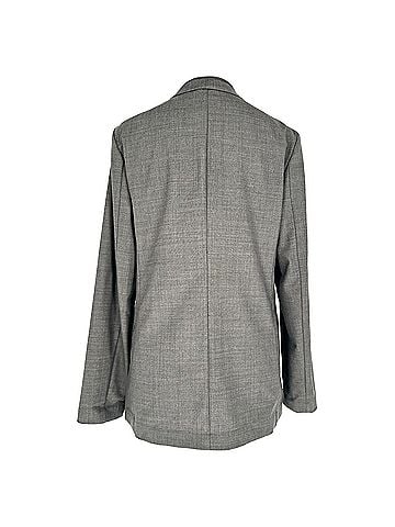 Brunello Cucinelli Brunello Cucinelli Blazer in Grey Cotton (view 2)