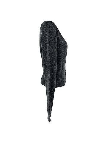 Jil Sander Jil Sander Button-Down Knitted Cardigan in Grey Wool (view 2)