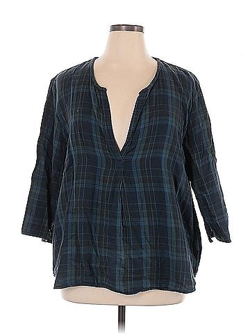 CP Shades Cp Shades 3/4 Sleeve Blouse (view 1)