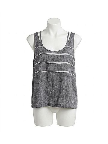 Lemlem Kati Tank Top in Mari Navy (view 1)