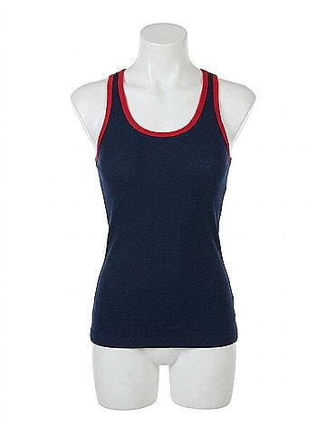 Splits 59 Ashby Rib Tank Top in Indigo/Pirate Red (view 1)
