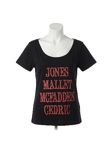 Judith March Women's University Of Arkansas Boys Of Fall Tee in Black (view 1)