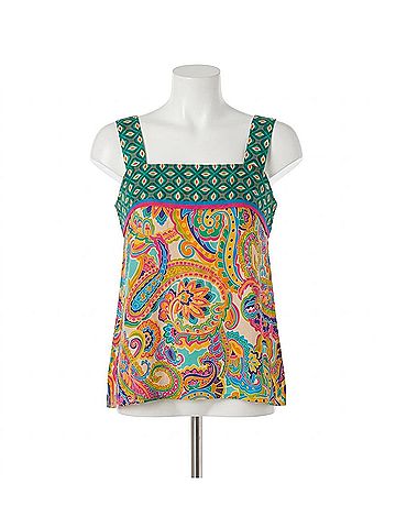 Johnny Was Paisley Cami Top in Cristata (view 1)