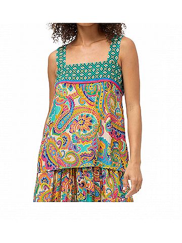 Johnny Was Paisley Cami Top in Cristata (view 2)