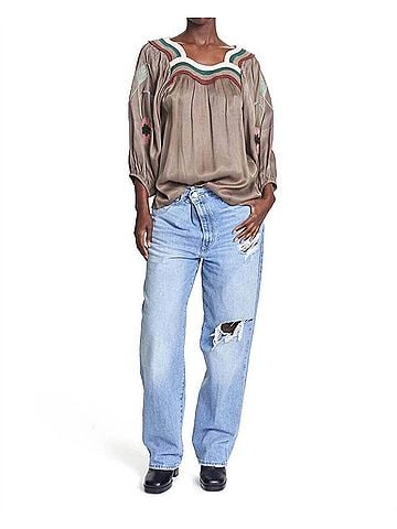 Corey Lynn Calter Patti Top in Walnut (view 2)