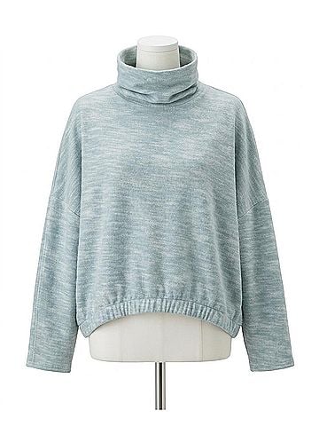 Humanoid Clamour Top in Aqua (view 1)