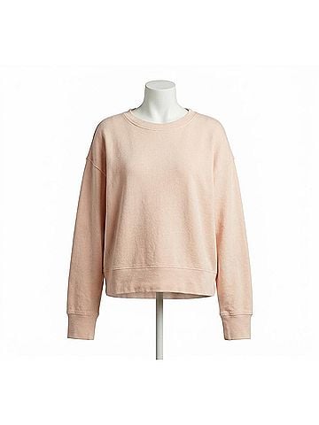 perfectwhitetee Tyler Sweatshirt in Peaches &amp; Cream (view 1)