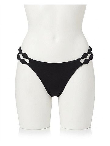 ViX Alexa Beaded Bottom in Black (view 1)