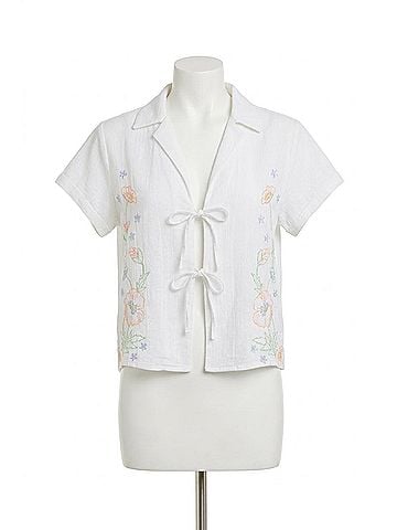Vitamin A Superbloom Shirt in White (view 1)