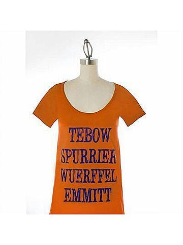 Judith March Women's University Of Florida Boys Of Fall Tee in Orange (view 2)