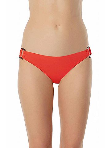 Helen Jon Tortoise Hipster Bottom Bikini in Tropical Coral (view 2)
