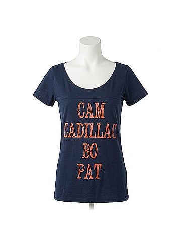 Judith March Women's Auburn University Boys Of Fall Tee in Navy (view 1)