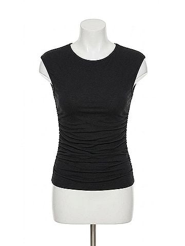 Ariella Women's Ruched Top in Black (view 1)