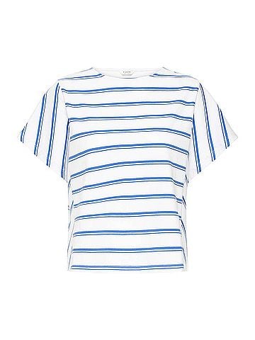 b.young Women's Pandinna Batwing Shirt in Bright White Neb Stripe (view 2)