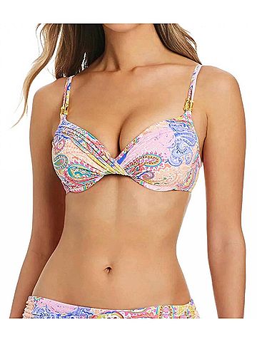 Bleu Rod Beattie Bohemia U Wire Bikini Bra in La Vida Print (view 2)
