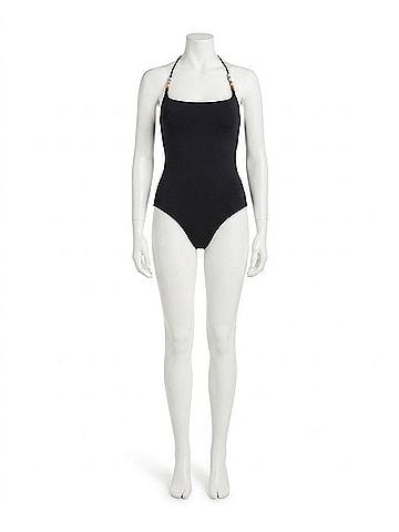 STAUD Laird One Piece Swimsuit in Black (view 1)