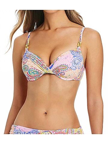 Bleu Rod Beattie Bohemia U Wire Bikini Bra in La Vida Print (view 2)