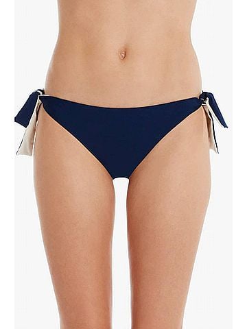 Helen Jon Reversible Tie Hipster Bottom Bikini in Navy Ivory (view 2)