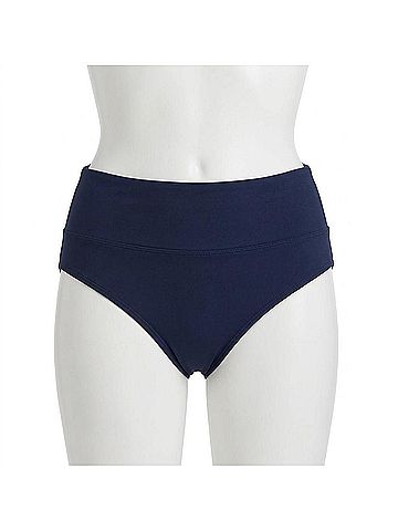 24th & Ocean High Waist Swim Bottom in Midnight (view 1)