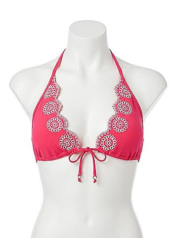 Bleu Rod Beattie Spanish Islet Triangle Bikini Bra in Pink (view 1)