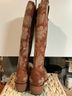 Liberty 100% Leather Floral Brown Boots Size 6 1/2 - photo 4