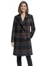 DKNY Plaid Black Brown Gray Coat Size XXL - photo 1