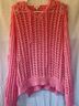 Pol 100% Polyester Pink Pullover Hoodie Size L - photo 7