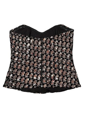 Smythe Sequin Corset Top Tank Top (view 2)